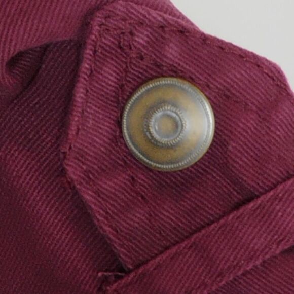 Prince & Fox Jacket Burgundy Wine Zip and Snap button with Hood size XL - Picture 9 of 16